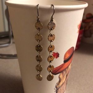 Lucky Brand gold dangle earrings